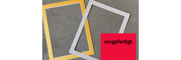 Vorgefertigte edle Passepartouts