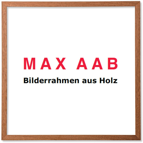 Sale frame solid wood Profil 102 30x30 mahogany-sipo float glass