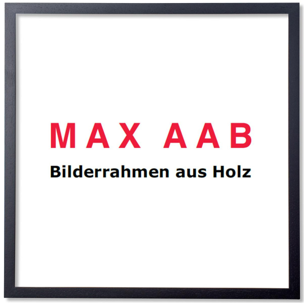 Sale frame solid wood Profil 102 30x30 black float glass