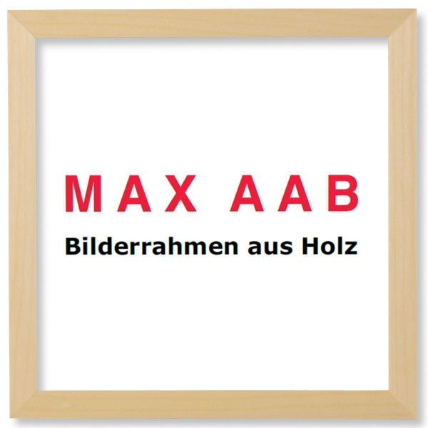 Bilderrahmen Massivholz P116 9x9 Aspe Normalglas