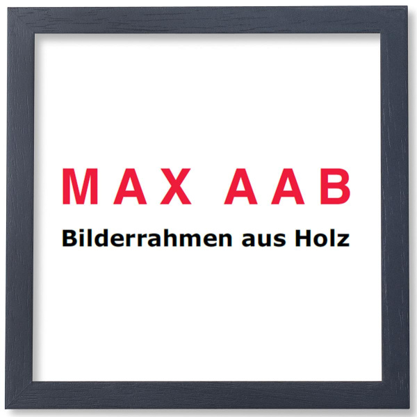 Bilderrahmen Massivholz P116 20x20 Anthrazit Normalglas