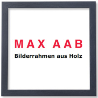 Bilderrahmen Massivholz P116 20x20 Anthrazit Normalglas