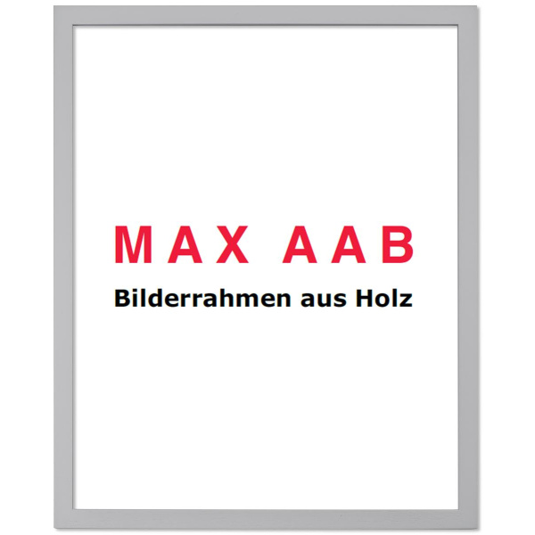 Sale Bilderrahmen Massivholz Profil 102 21x30 Lichtgrau Normalglas