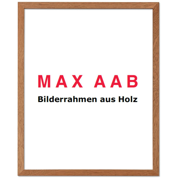 Sale Bilderrahmen Massivholz Profil 102 21x30 Mahagoni-Sipo Normalglas