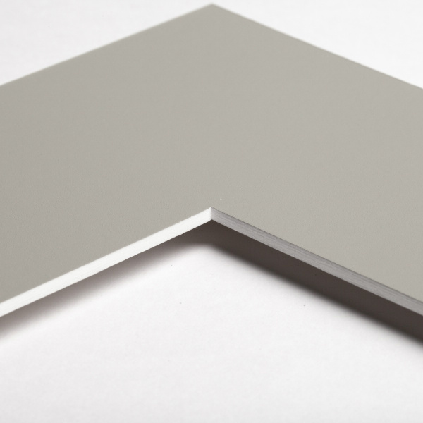 Passepartout farbig Grau LAOTSE15_40x50