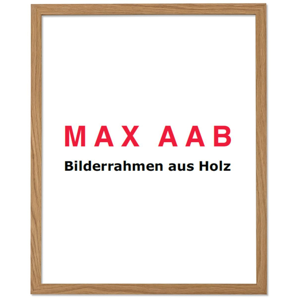 frame solid wood Profil 102 50x70 oak float glass