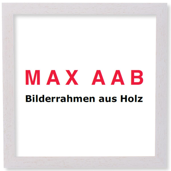 Bilderrahmen Massivholz P116 9x9 W.Lasiert Acrylglas UV100 blendfrei